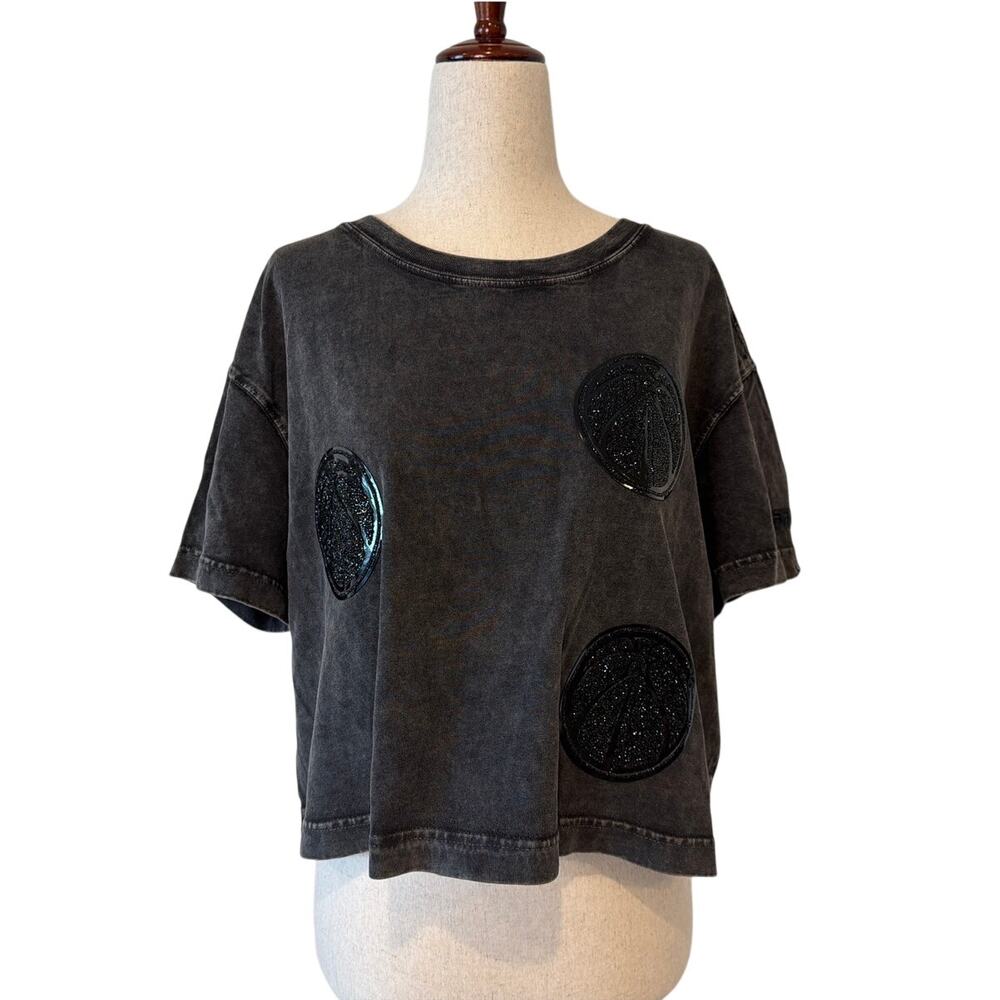 NWT Pro Standard Washington Wizards Boxy T-Shirt, Washed Black, Women's XL